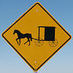 Amish Buggy Road Sign from Lancaster County