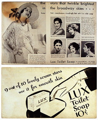 An ad for Lux soap
